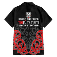 Toitu Te Tiriti 1840 Aotearoa Family Matching Puletasi and Hawaiian Shirt Stand Together Stand Stronger