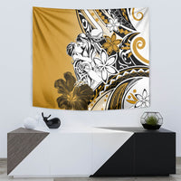 Polynesian Valentine Tapestry Couple Floral Unique Gold Version LT01 - Polynesian Pride