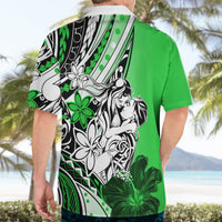 Polynesian Valentine Hawaiian Shirt Couple Floral Unique Green Version LT01 - Polynesian Pride