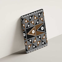 Fiji Brown Masi Pattern Canvas Wall Art Fijian Tapa
