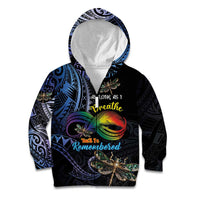 Personalised Polynesian Memorial Kid Hoodie As Long As I Breathe You'll Be Remembered