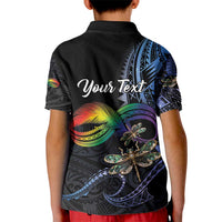Personalised Polynesian Memorial Kid Polo Shirt As Long As I Breathe You'll Be Remembered
