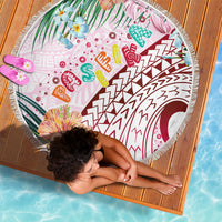 Pasifika Festival Beach Blanket Tribal Pattern Tropical Style