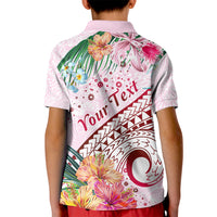 Pasifika Festival Kid Polo Shirt Tribal Pattern Tropical Style LT01 - Polynesian Pride
