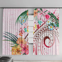 Pasifika Festival Window Curtain Tribal Pattern Tropical Style