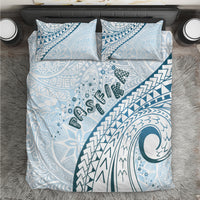 Pasifika Festival Bedding Set Tribal Pattern Blue Version
