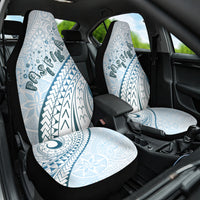 Pasifika Festival Car Seat Cover Tribal Pattern Blue Version
