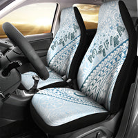 Pasifika Festival Car Seat Cover Tribal Pattern Blue Version