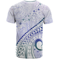 Pasifika Festival T Shirt Tribal Pattern Violet Version LT01 - Polynesian Pride