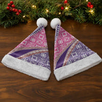 Hawaiian Quilt Pattern Christmas Santa Hat Sweet Color Mixed - Polynesian Pride