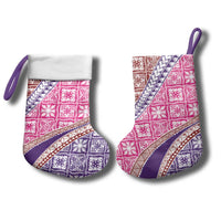 Hawaiian Quilt Pattern Christmas Stocking Sweet Color Mixed - Polynesian Pride