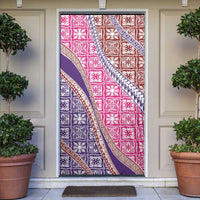 Hawaiian Quilt Pattern Door Cover Sweet Color Mixed - Polynesian Pride