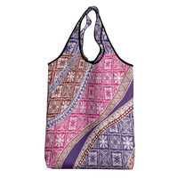 Hawaiian Quilt Pattern Grocery Bag Sweet Color Mixed - Polynesian Pride