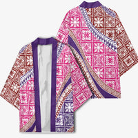 Hawaiian Quilt Pattern Kimono Sweet Color Mixed - Polynesian Pride