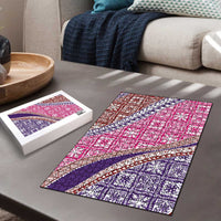 Hawaiian Quilt Pattern Puzzle Sweet Color Mixed - Polynesian Pride