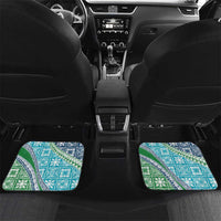 Hawaiian Quilt Pattern Car Mats Fresh Color Mixed - Polynesian Pride