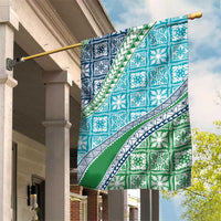 Hawaiian Quilt Pattern Garden Flag Fresh Color Mixed - Polynesian Pride