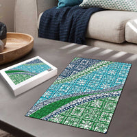 Hawaiian Quilt Pattern Puzzle Fresh Color Mixed - Polynesian Pride