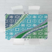 Hawaiian Quilt Pattern Tablecloth Fresh Color Mixed - Polynesian Pride