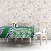 Hawaiian Quilt Pattern Tablecloth Fresh Color Mixed - Polynesian Pride