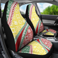 Hawaiian Quilt Pattern Car Seat Cover Special Color Mixed - Polynesian Pride