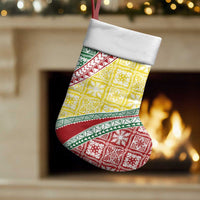 Hawaiian Quilt Pattern Christmas Stocking Special Color Mixed - Polynesian Pride