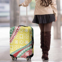 Hawaiian Quilt Pattern Luggage Cover Special Color Mixed - Polynesian Pride