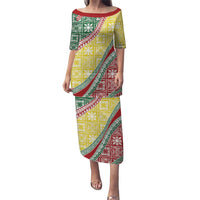 Hawaiian Quilt Pattern Puletasi Special Color Mixed - Polynesian Pride