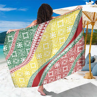 Hawaiian Quilt Pattern Sarong Special Color Mixed - Polynesian Pride