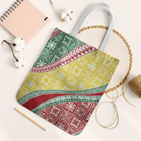 Hawaiian Quilt Pattern Tote Bag Special Color Mixed - Polynesian Pride