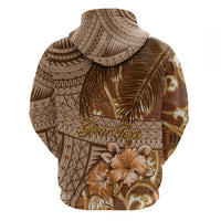 Personalised Fiji Masi Hoodie Bula Fijian Masi Tapa Vintage Style LT01 - Polynesian Pride