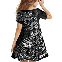 Polynesian Turtle Valentine Family Matching Long Sleeve Bodycon Dress and Hawaiian Shirt You And Me Hibiscus Heart LT01 - Polynesian Pride