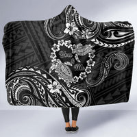 Polynesian Turtle Valentine Hooded Blanket You And Me Hibiscus Heart LT01 - Polynesian Pride