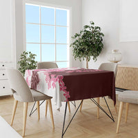 Pink Hibiscus Plumeria Floral Tablecloth - Polynesian Pride