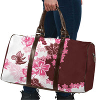 Pink Hibiscus Plumeria Floral Travel Bag - Polynesian Pride