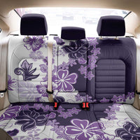 Purple Hibiscus Plumeria Floral Back Car Seat Cover - Polynesian Pride