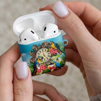 It's 5 o'clock Somewhere AirPods Case Hawaiian Tropical Parrots - Polynesian Pride