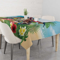 It's 5 o'clock Somewhere Tablecloth Hawaiian Tropical Parrots - Polynesian Pride