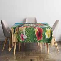 It's 5 o'clock Somewhere Tablecloth Hawaiian Tropical Parrots - Polynesian Pride