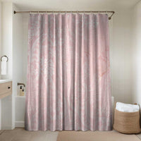 Polynesian Tiare Monstera Soft Pink Bathroom Set Liquid Style - Polynesian Pride