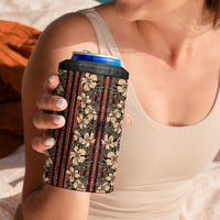 Hawaii Hibiscus 4 in 1 Can Cooler Tumbler Retro Style - Polynesian Pride