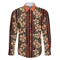 Hawaii Hibiscus Family Matching Short Sleeve Bodycon Dress and Hawaiian Shirt Retro Style - Polynesian Pride