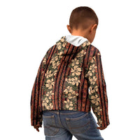 Hawaii Hibiscus Kid Hoodie Retro Style - Polynesian Pride