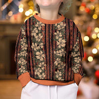 Hawaii Hibiscus Kid Ugly Christmas Sweater Retro Style - Polynesian Pride