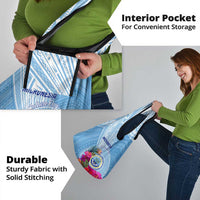 Micronesia Culture Day Grocery Bag Tribal Pattern Tropical Style