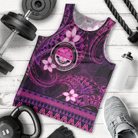 FSM Culture Day Men Tank Top Tribal Pattern Pink Version LT01 - Polynesian Pride
