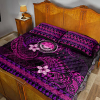 FSM Culture Day Quilt Bed Set Tribal Pattern Pink Version LT01 - Polynesian Pride
