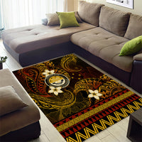 FSM Culture Day Area Rug Tribal Pattern Gold Version LT01 - Polynesian Pride