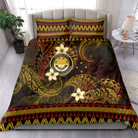 FSM Culture Day Bedding Set Tribal Pattern Gold Version LT01 - Polynesian Pride