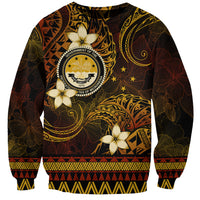 FSM Culture Day Sweatshirt Tribal Pattern Gold Version LT01 Unisex Gold - Polynesian Pride